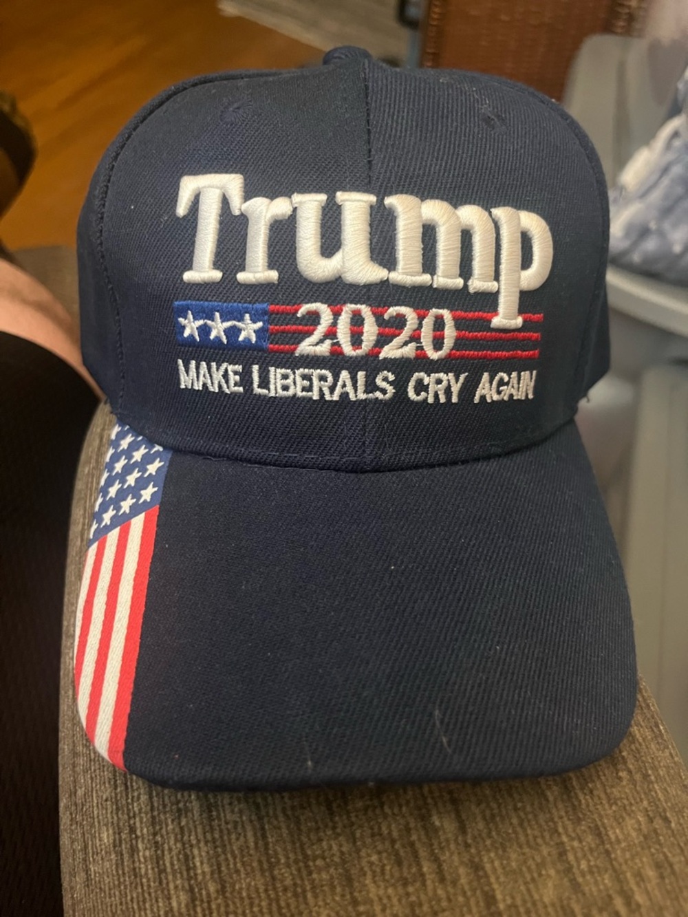 Trump 2020 Embroidered Navy Baseball Cap